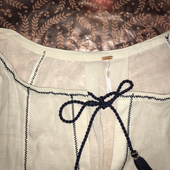 Sold Free People Embroidered Tunic Dress - Picture 6 of 7